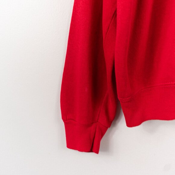 GAP Blank Raglan Sweatshirt XL Boxy Cropped Fit VTG Retro - Picture 6 of 11